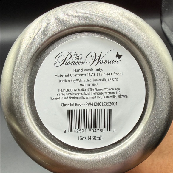 The Pioneer Woman Floral Coral Insulated Bottle - Picture 2 of 3